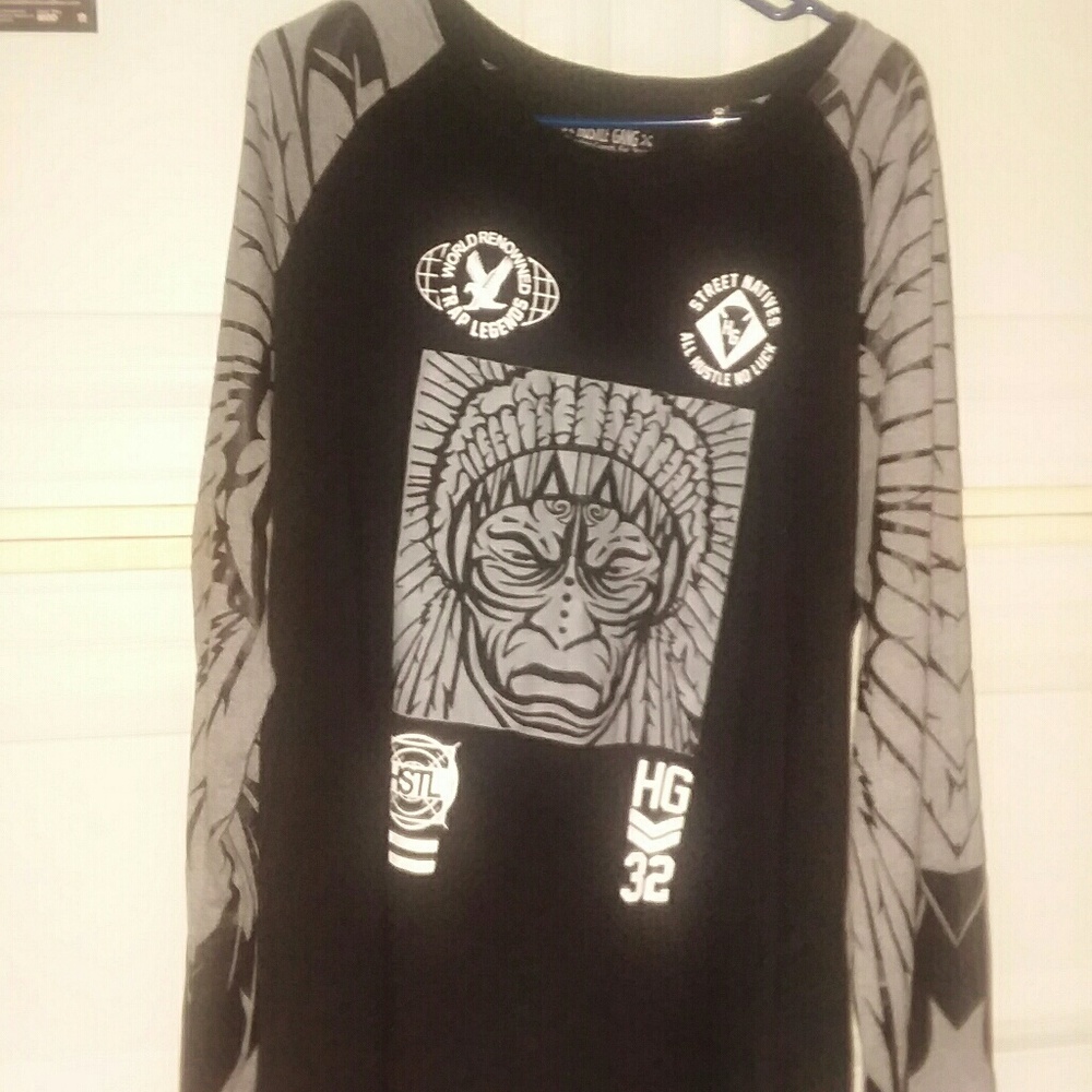 Long sleeve Hustle Gang shirt